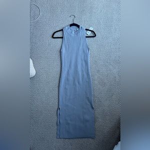 Blue gray knit abercrombie dress size S